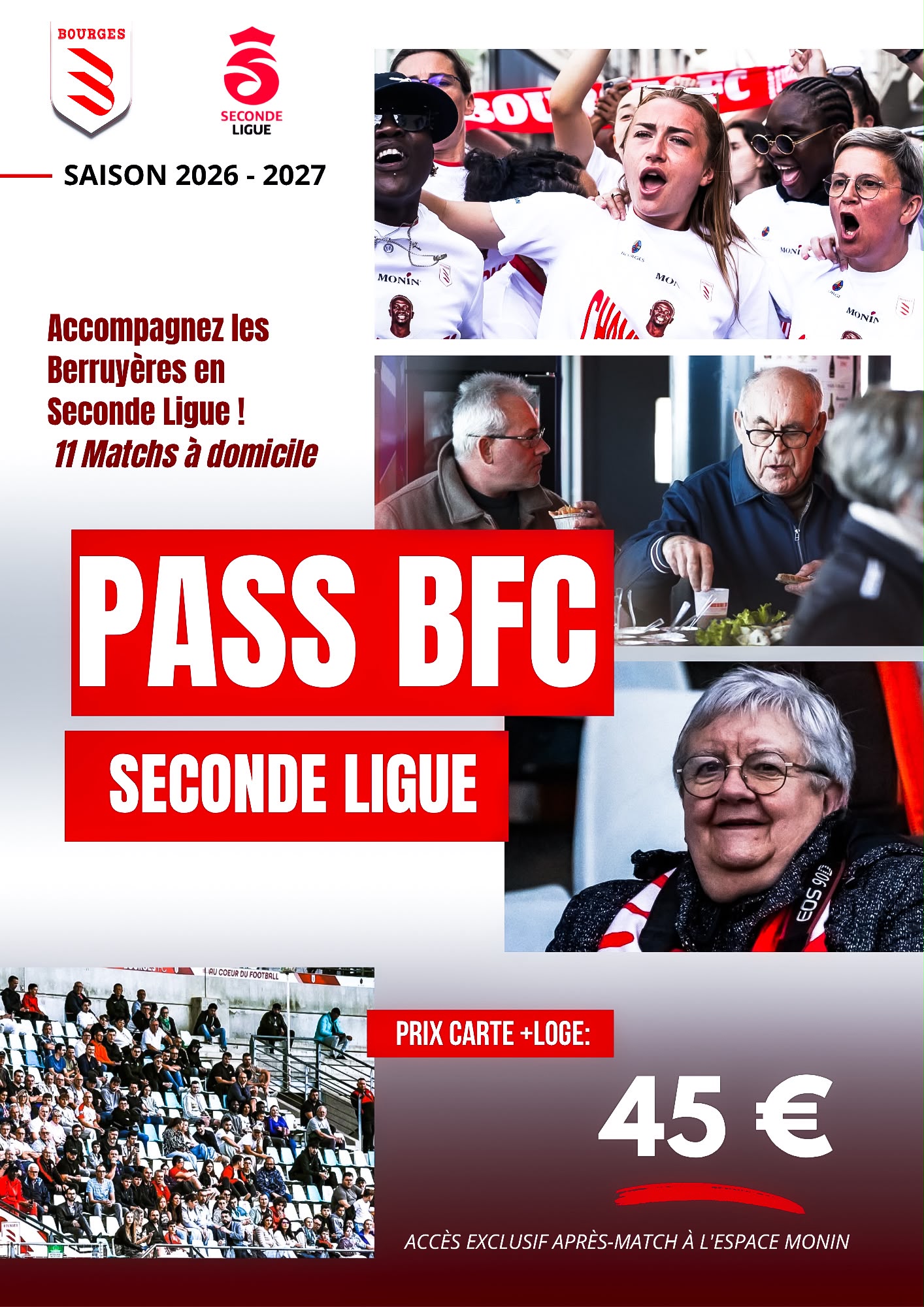 Pass BFC Seconde Ligue, saison 2026-2027